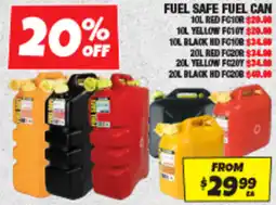 Autobarn Fuel safe fuel can offer