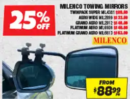 Autobarn Milenco towing mirrors offer