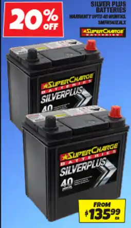 Autobarn Silver plus batteries offer