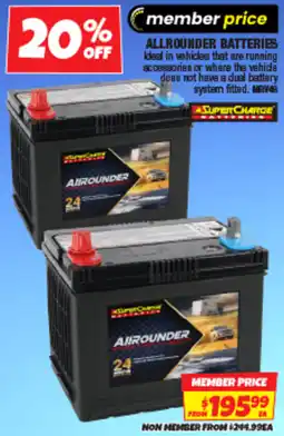 Autobarn Allrounder batteries offer
