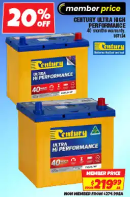 Autobarn Century ultra high performance offer