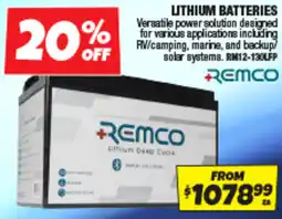 Autobarn Lithium batteries offer