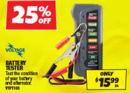 Autobarn Battery tester offer