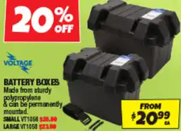 Autobarn Battery boxes offer