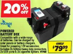 Autobarn Powered battery box offer
