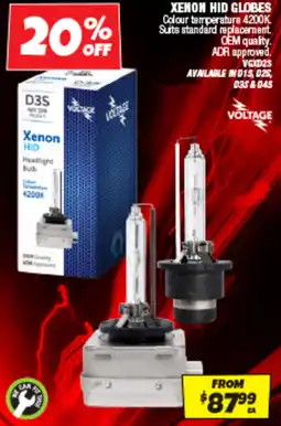 Autobarn Xenon hid globes offer