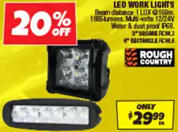 Autobarn Led work lights offer