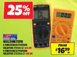 Autobarn Multimeters offer