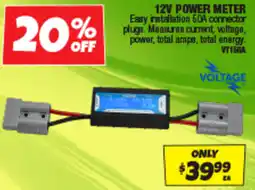 Autobarn 12v power meter offer
