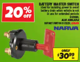 Autobarn Battery master switch offer