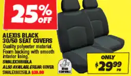 Autobarn Alexis black 30/50 seat covers offer