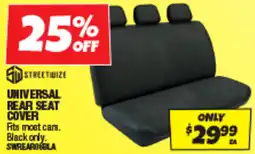Autobarn Universal rear seat cover offer