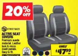 Autobarn Active seat covers offer