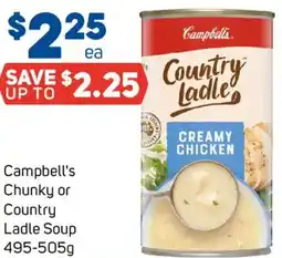 Foodland Campbells Chunky or Country Ladle Soup offer