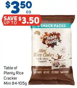 Foodland Table of Plenty Rice Cracker Mini offer