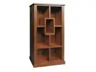 LivingStyles New York Solid Pine Timber Bookshelf / Display Unit offer