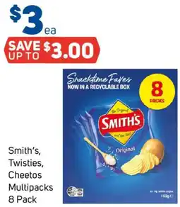 Foodland Smiths Twisties Cheetos Multipacks offer