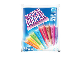 Foodworks Zooper dooper ice blocks 24 pack x 70ml offer