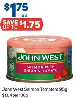Foodland John West Salmon Tempters offer