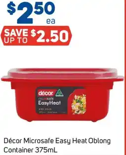Foodland Décor microsafe easy heat oblong container offer