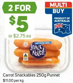 Foodland Carrot Snackables Punnet offer