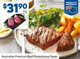 Foodland Australian Premium Beef Porterhouse Steak offer