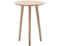 LivingStyles Nochio Retro Wooden Round Side Table offer