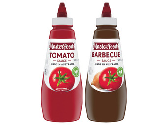 Foodworks Masterfoods squeezy sauce 475/500ml offer