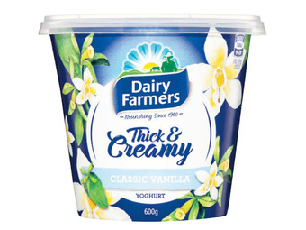 Foodworks Dairy farmers thick & creamy yoghurt 600g offer