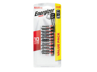 Foodworks Energizer max batteries aa 16 pack or aaa 14 pack offer