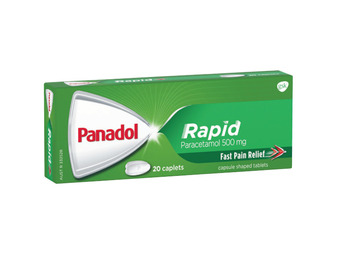 Panadol rapid caplets 20 pack