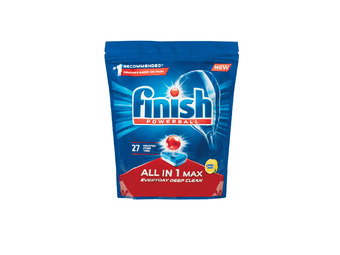 Foodworks Finish quantum ultimate 18 pack or all in 1 max dishwashing tablets 27 pack offer