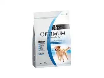 Optimum dry dog food 6.5/7kg