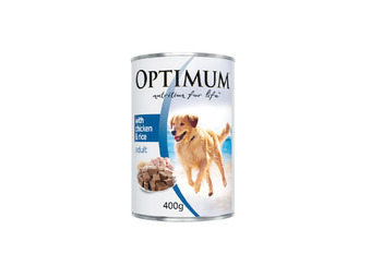 Foodworks Optimum wet dog food 400g offer