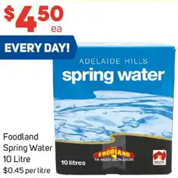 Foodland Foodland Spring Water offer