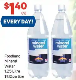 Foodland Foodland Mineral Water offer