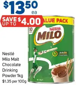 Foodland Nestle Milo Malt Chocolate Drinking Powder offer