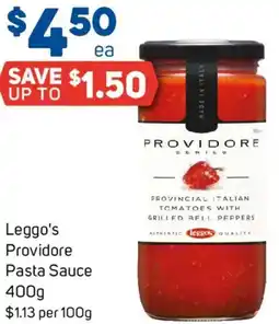 Foodland Leggos Providore Pasta Sauce offer