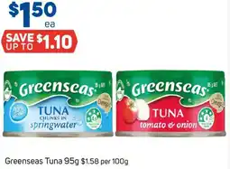Foodland Greenseas Tuna offer