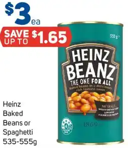 Foodland Heinz Baked Beans or Spaghetti offer