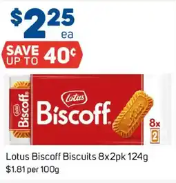 Foodland Lotus Biscoff Biscuits 8x2pk offer