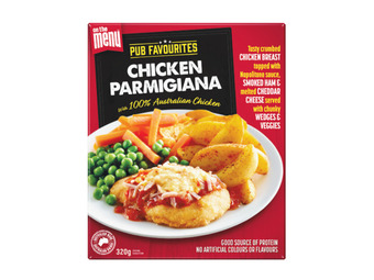 On the menu frozen meals 320g