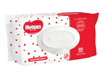 Foodworks Huggies essentials unscented baby wipes 80 pack offer