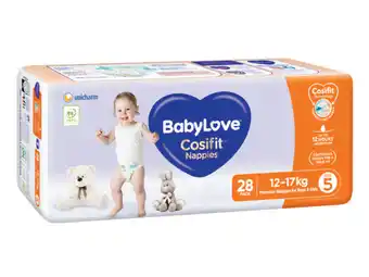 Foodworks Babylove cosifit nappies 26-48 pack offer