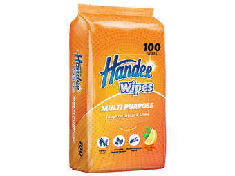 Foodworks Handee multi purpose cleaning wipes 100 pack offer
