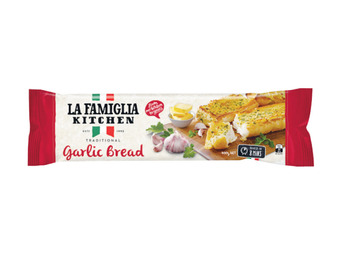 Foodworks La famiglia garlic bread 400g offer