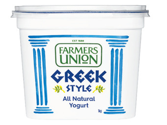 Foodworks Farmers union greek style yogurt 950g/1kg offer