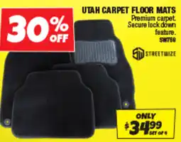 Autobarn Utah carpet floor mats offer