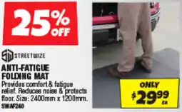 Autobarn Anti-fatigue folding mat offer