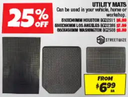 Autobarn Utility mats offer
